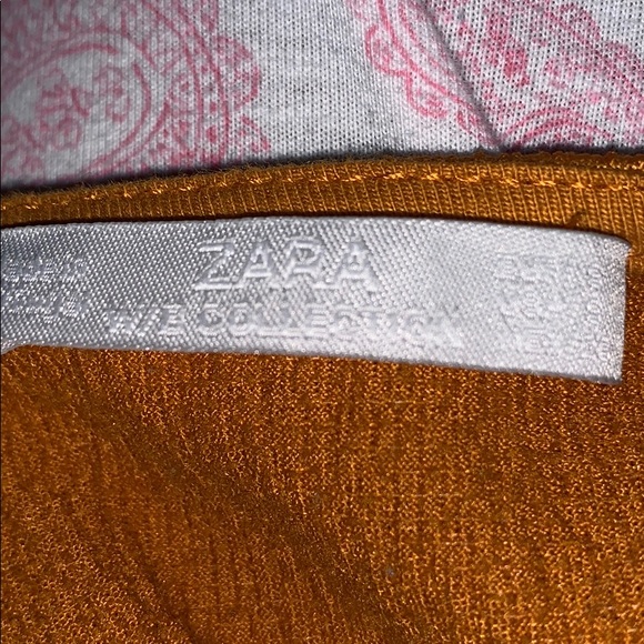 ✨HOST PICK✨ZARA mustard wrap top WORN ONCE!! - Picture 5 of 6
